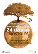 Cartel de la jornada del Día Mundial Contra el Cambio Climático 24-10-18
