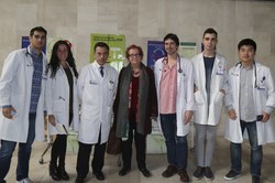 Mesa informativa sida Hospital Rey Juan Carlos 1