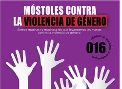 mostoles contra la violencia de género