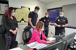 Visita a la sede de la policía Municipal (5)