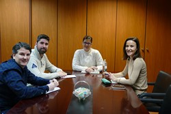 Reunión Alcaldesa y el Concejal de Seguridad