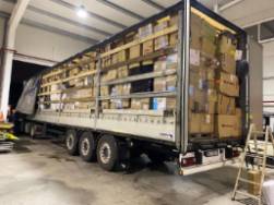 Camión abierto solidario Ucrania