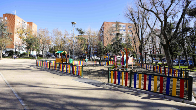 destacada El alcalde de Móstoles visita el Parque de Castilla y León tras las actuaciones de mejora (1)