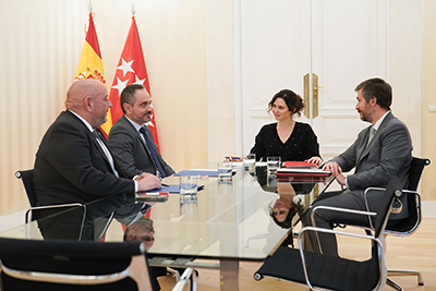destacada El Alcalde valora positivamente la reunión con la Presidenta de la Comunidad de Madrid