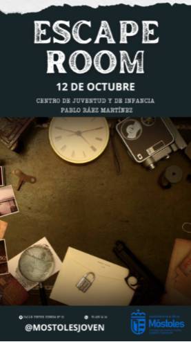 Jornada de Escape Room gratuito, para todos los públicos