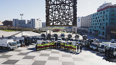 destacada El Ayuntamiento de Móstoles renueva íntegramente la maquinaria de limpieza viaria