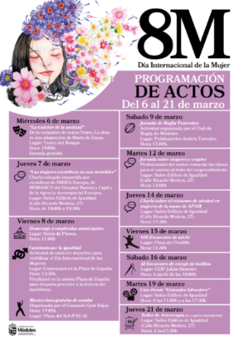 Ciencia, deporte y talleres en la programación del Día Internacional de la Mujer - marzo 2024