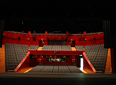 teatro del bosque interior destacado
