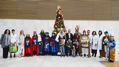destacada Los Reyes Magos visitan a los niños del comedor social San Simón de Rojas y de los hospitales de Móstoles