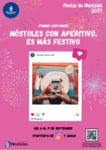 CARTEL Móstoles con aperitivo es más festivo