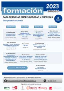 Cartel Formacion empresas último trimestre 2023