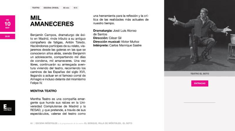 Programación Escena Móstoles - Primera Temporada 2024-66