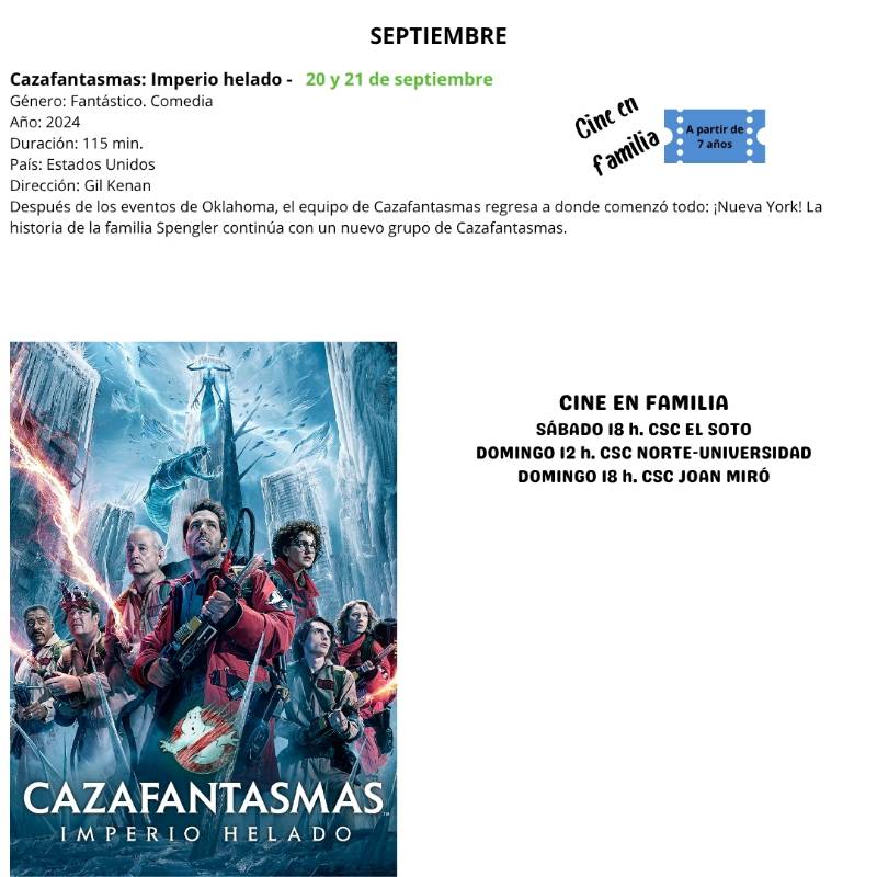 Portada Cine en Familia + cromos