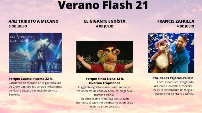 VERANO FLASH 21-3 Y 4 JULIO