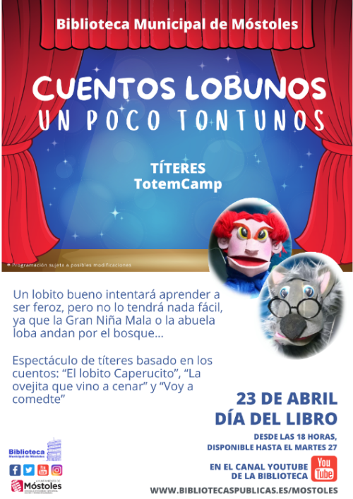 cartel Cuentos lobunos