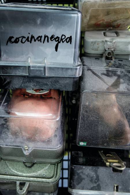 cajas. Expo cocinanegra. C.S.C. El Soto