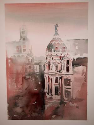 ii atardecer en la gran via (Copiar)