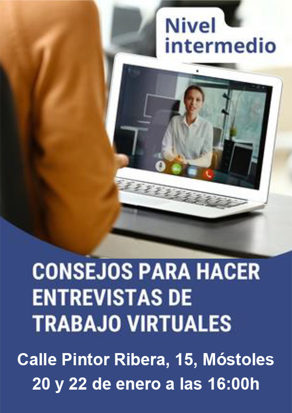 4 - Consejos para hacer entrevistas de trabajo virtuales - CCD Móstoles