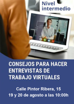 19 y 20 de agosto de 2025 - Consejos para hacer entrevistas de trabajo virtuales - CCD agosto