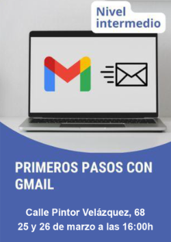 25 y 26 de marzo - Primeros pasos con Gmail - MD