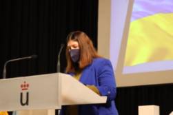 La Alcaldesa de Móstoles asiste a un acto de la URJC en apoyo y solidaridad a Ucrania (6)