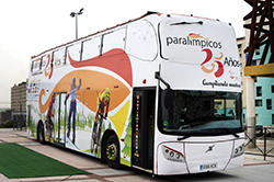 Autobús conmemorativo - Comité ParalímpicoP