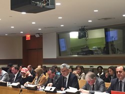 El Alcalde interviene en la ONU 1