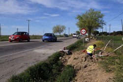 Inicio Obras Antigua Ctra N-V 3