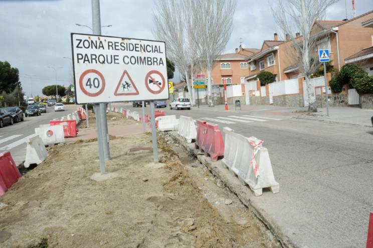 Obras acceso Parque Coimbra 2
