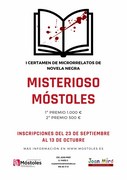 CARTEL CERTAMEN Misterioso Móstoles