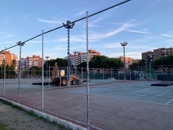 reparación de ocho pistas de tenis