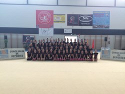 Club Gimnasia rítmica Ciudad de Móstoles Exhibición Navidad 5