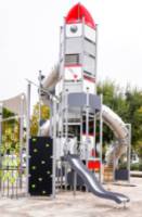 Cohete del área infantil del Parque de La Paz (5)