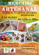 Cartel Mercado Artesanal 8 Marzo