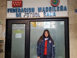 portera del Fútbol Sala Femenino Móstoles