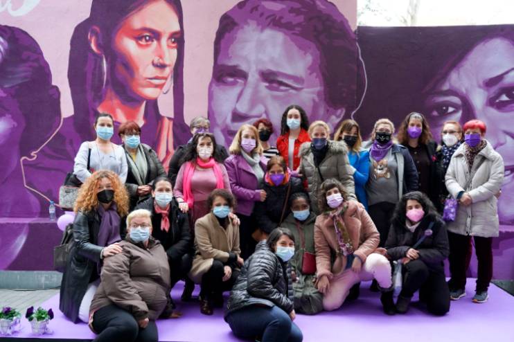 Móstoles inaugura un mural feminista (1)