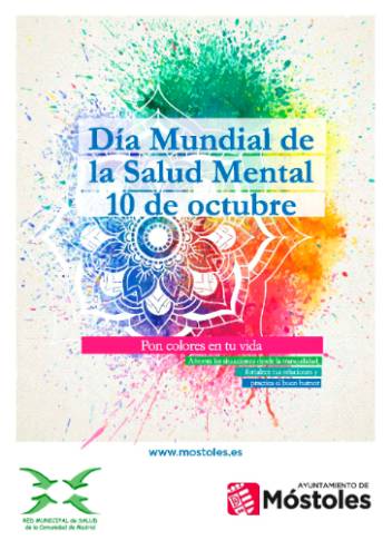 Cartel día Mundial de la Salud Mental