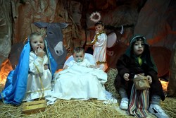 visita belén viviente Nuevo Bambi 1