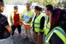 Visita a las nuevas pistas deportivas de las Cumbres (1)
