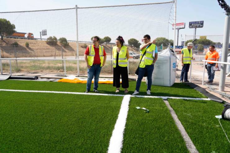 Obras de reparación y remodelación de los campos de fútbol Iker Casillas (2)