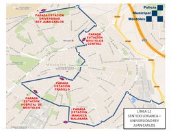 Línea 12 autobús (Loranca - Universidad Rey Juan Carlos)