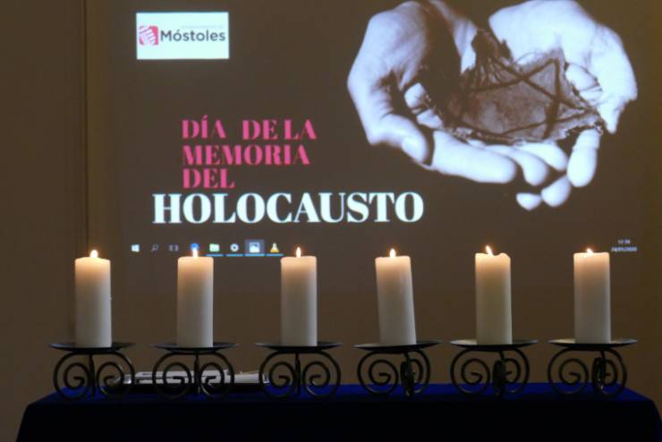 homenaje en a las víctimas del Holocausto 1