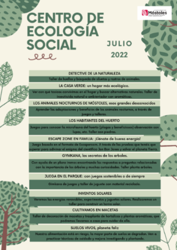 ACTIVIDADES JULIO 2022 CENTRO ECOLOGÍA SOCIAL FINCA LIANA_2-2