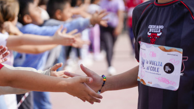 destacada Carrera solidaria contra la leucemia infantil en el CEIP Blas de Otero (1)