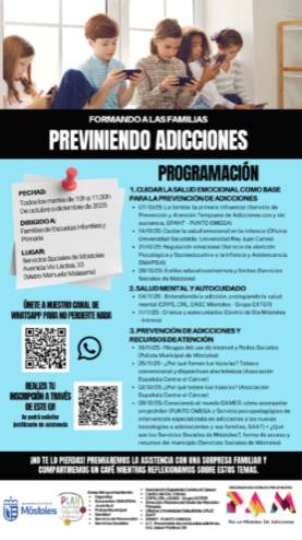 Formando a las familias: previniendo adicciones