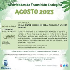 Taller Bichos SA o cómo iniciarse en el mundo de los insectos