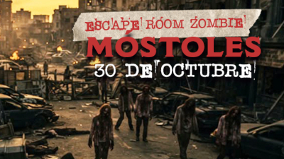 Móstoles se prepara para un Escape Room Zombie gratuito para jóvenes en Halloween