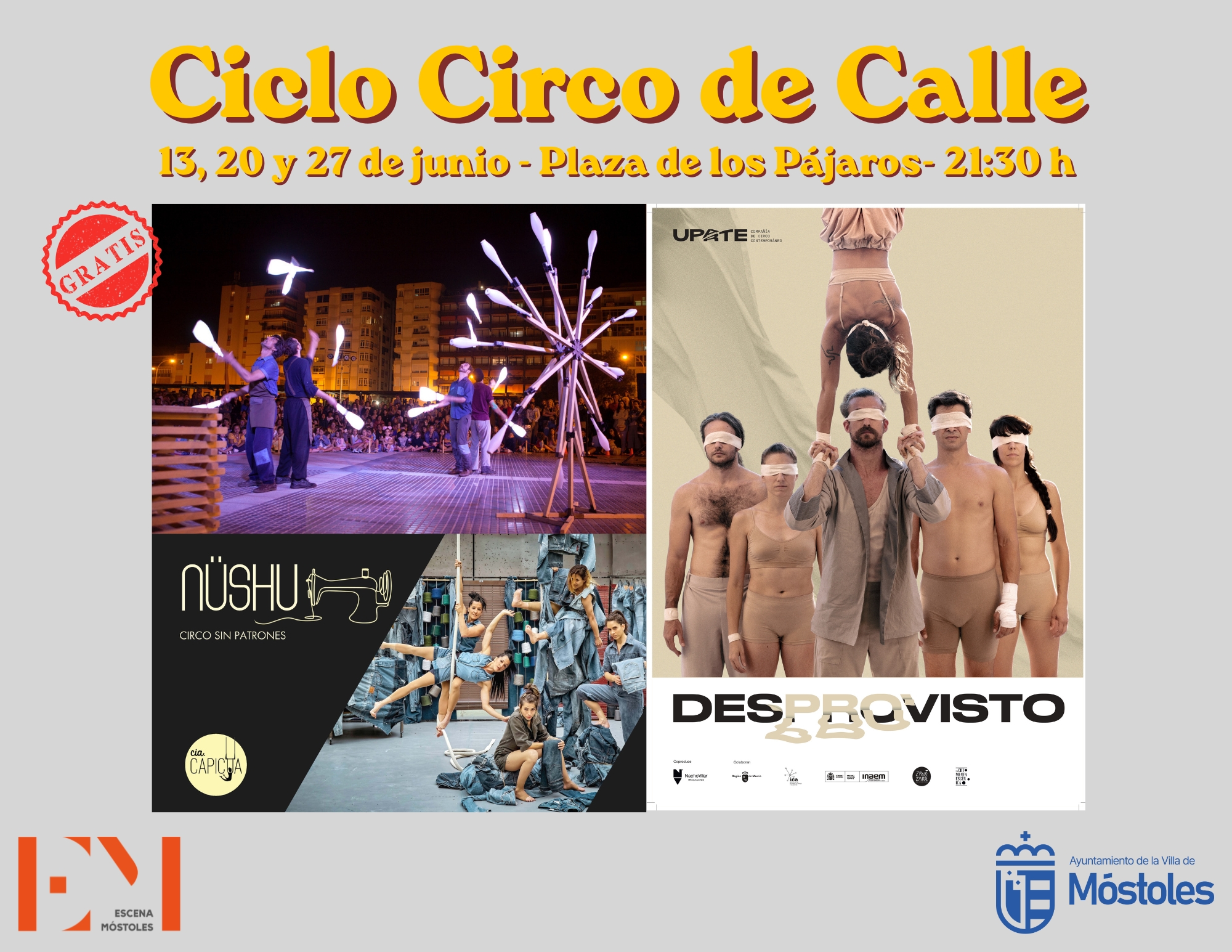 Ciclo Circo de Calle Móstoles – Sábados de junio 2026