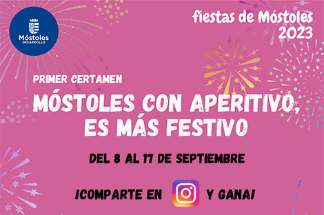 destacada Cartel Móstoles con aperitivo es más festivo