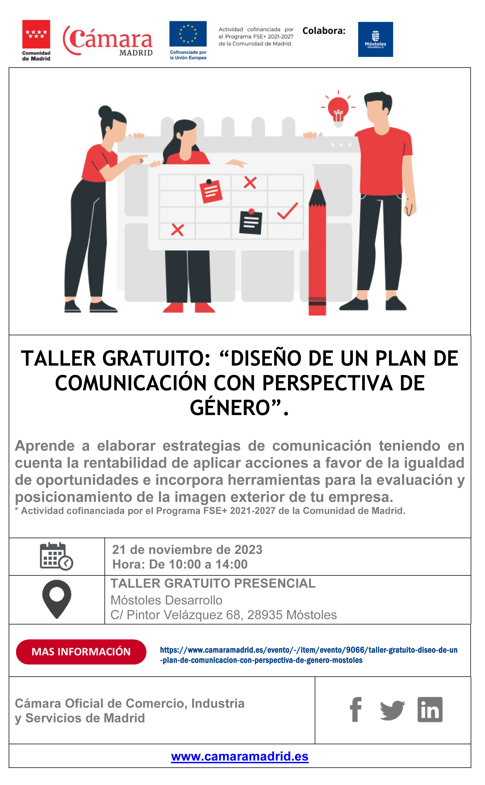 Cartel_Taller Plan de Comunicación